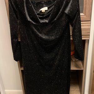 Calvin Klein black sequin dress, used once.
